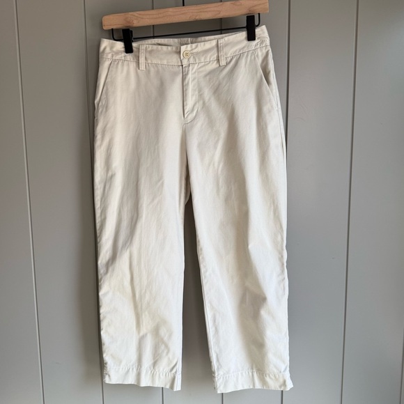 GAP Women’s Slim Light Tan Cropped Ankle Pants Size 2 - Picture 1 of 8